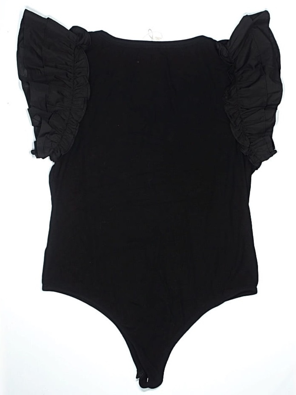 ODDI Ruffled Sleeve Black Bodysuit new with tags size 3X - Picture 4 of 7